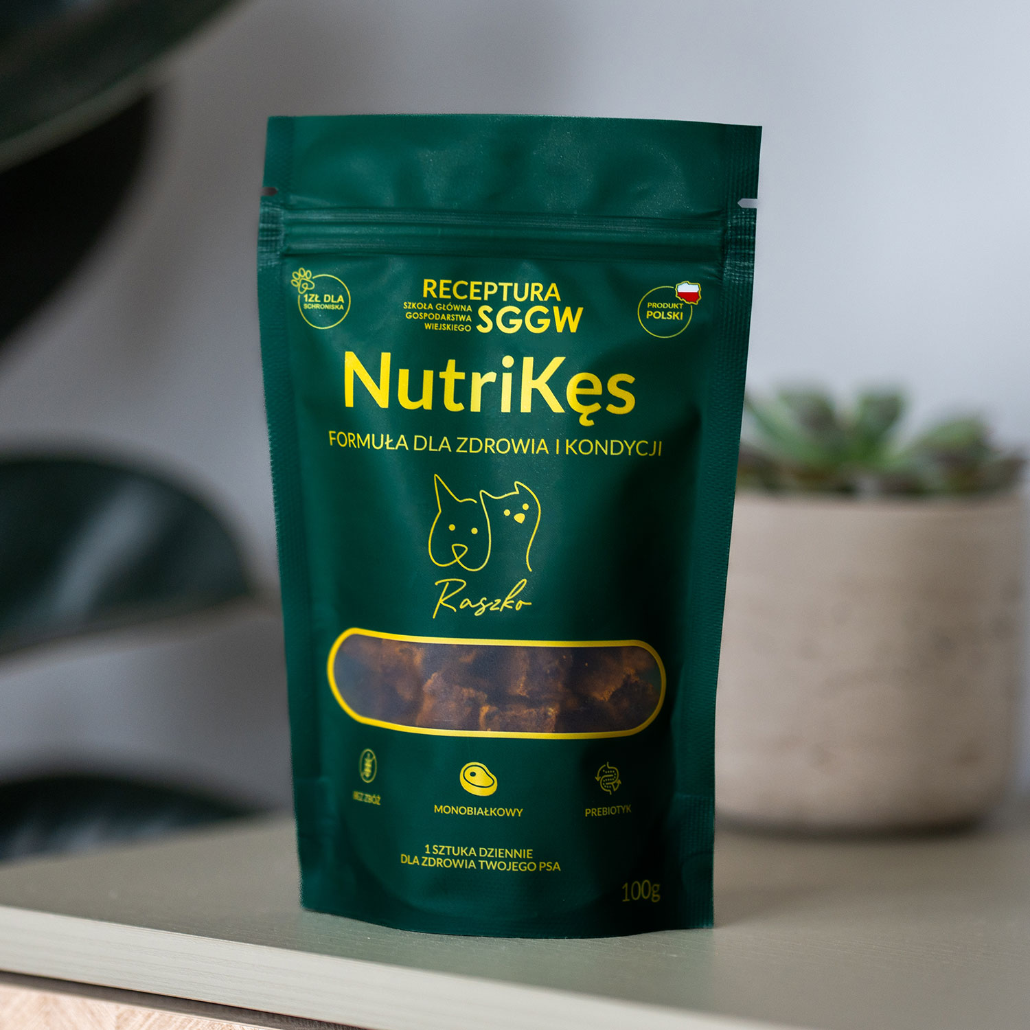 NutriKęs® - funkcjonalny kąsek dla psów - 100g